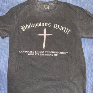 Comfort Colors Black Philippians Verse T-Shirt